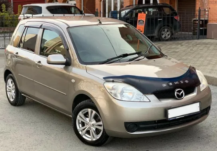 Дефлекторы окон (ветровики) Mazda Demio 2003 (Мазад Демио) Кобра Тюнинг